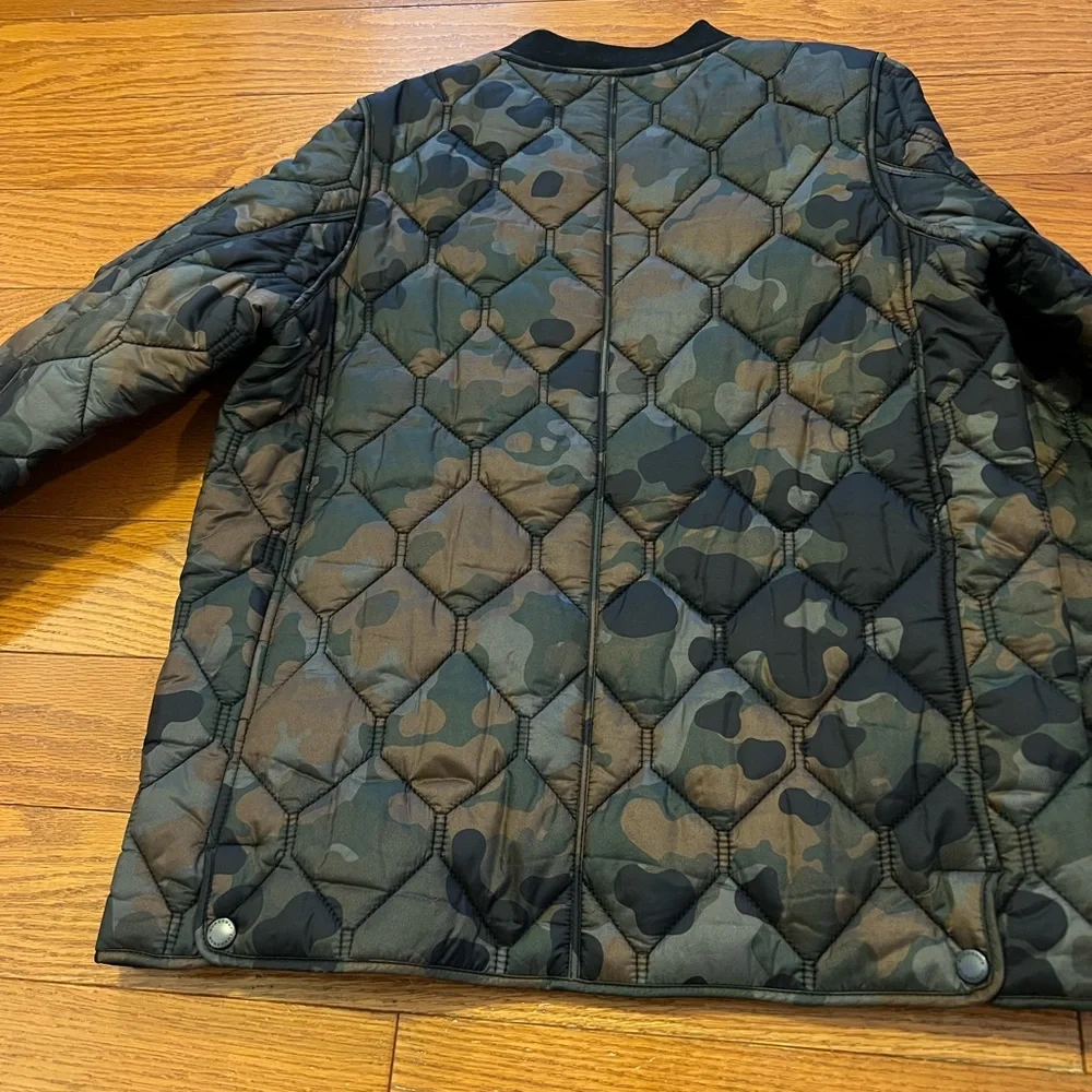 BURBERRY BOMBER JACKET CAMOUFLAGE SIZE YOUTH 12 - Picture 9 of 9